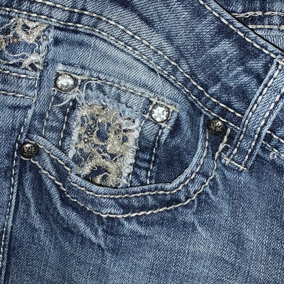 Premiere by rue 21 1/2R slim boot cut jeans - Picture 7 of 10